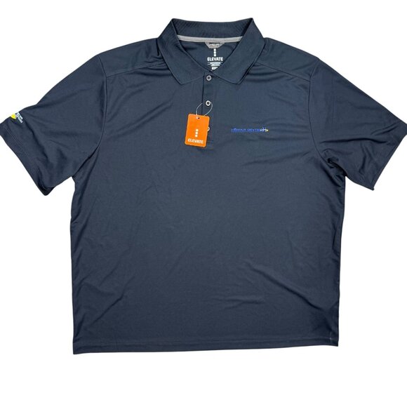 NWT Elevate Golf Shirt Navy Blue XXXL - Picture 1 of 6
